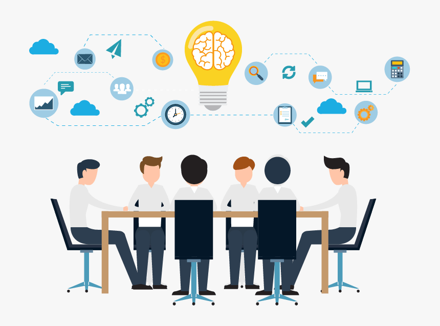 Transparent Charades Clipart - Technology In Business Png, Png Download