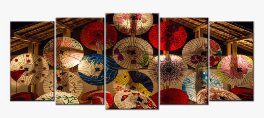 Japanese Umbrellas Canvas Wall Art - Japan, HD Png Download