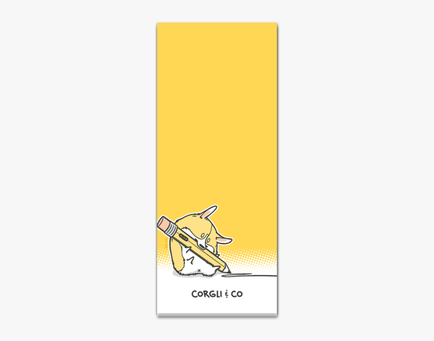 Corgli Pencil Notepad - Cartoon, HD Png Download
