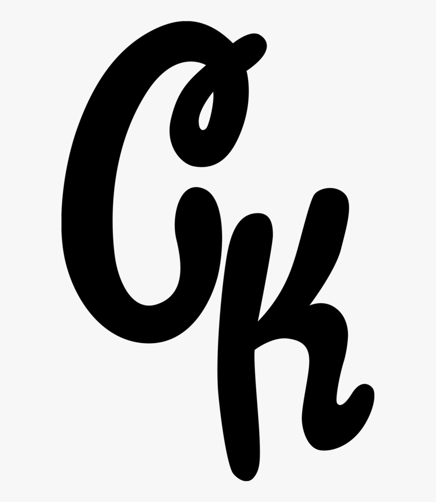 Ck Curvy Logo Black Favicon Format 1000w , Png Download, Transparent Png