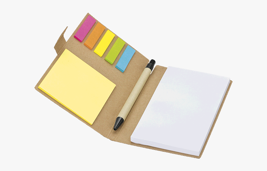 Recycled Notepad With Pen, HD Png Download