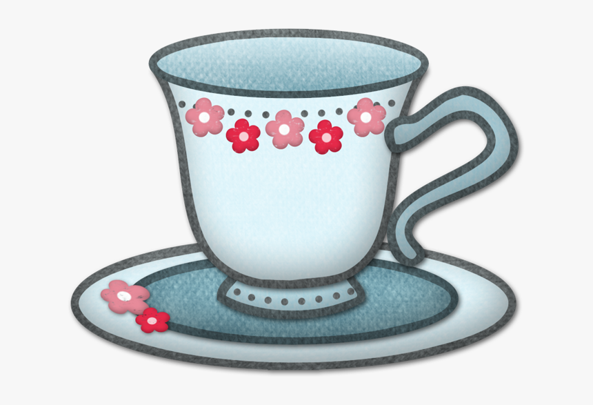 Girls ‿✿⁀○ Coffee Cup Drawing, Coffee Cups And - Xícara Chá Png, Transparent Png