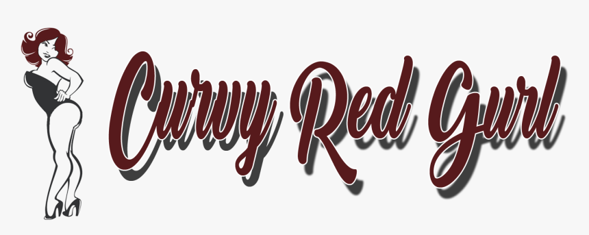 Curvy Red Gurl - Calligraphy, HD Png Download