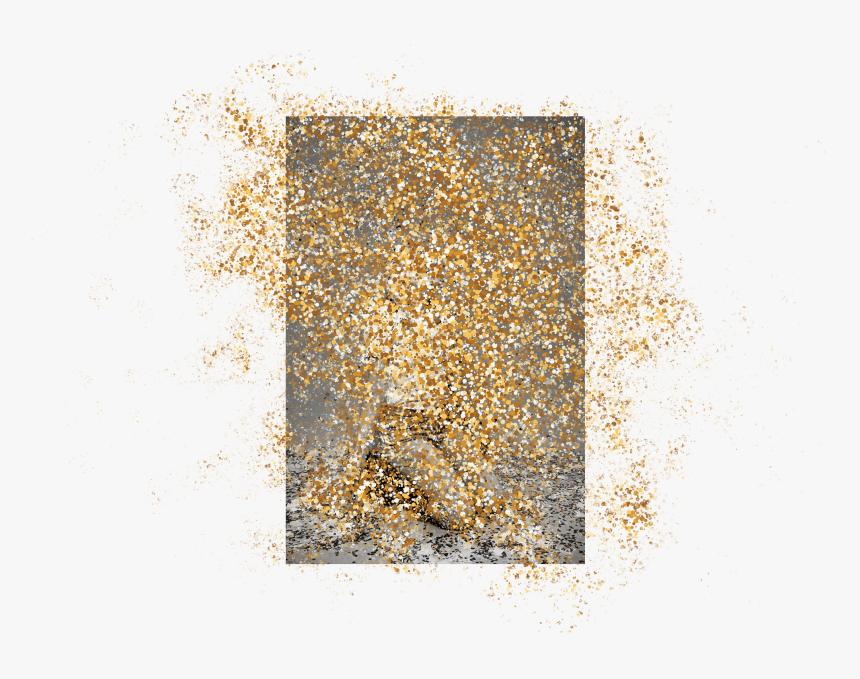 Golden Confetti Png, Transparent Png