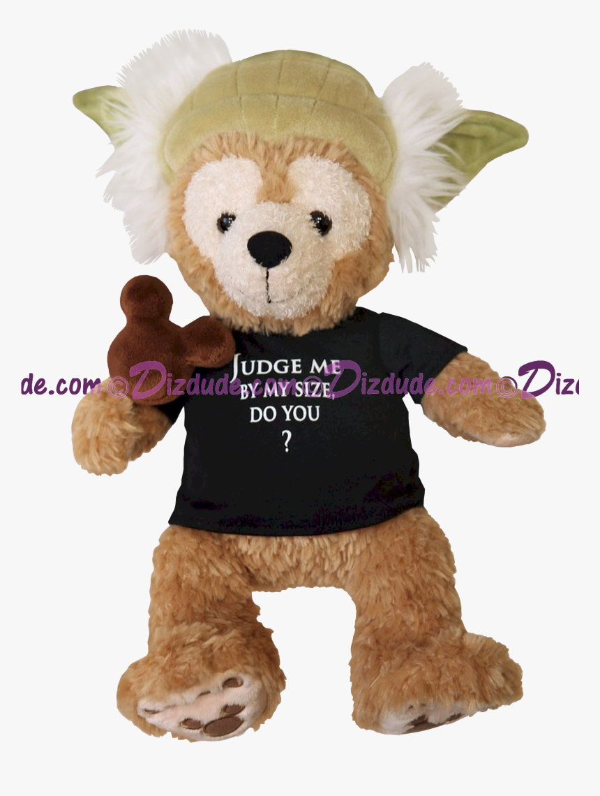 Duffy As Yoda Bear With Chocolate Mickey Ears Icecream - Yoda Bear, HD Png Download