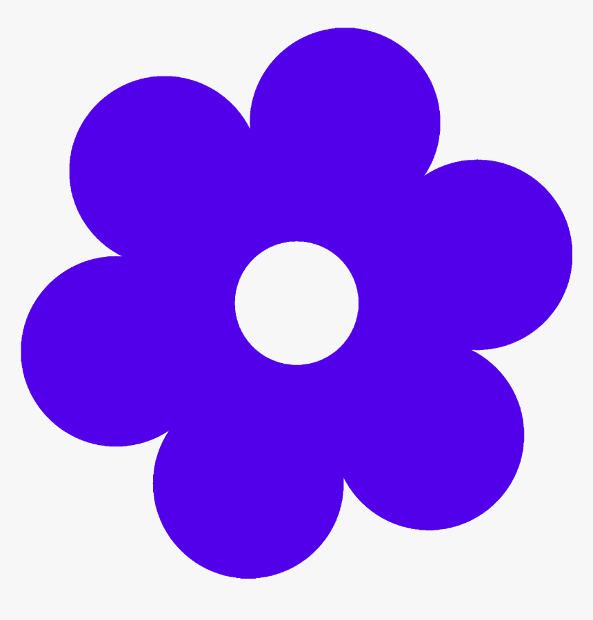 Transparent Flores Dibujo Png - Flower Clipart Simple, Png Download