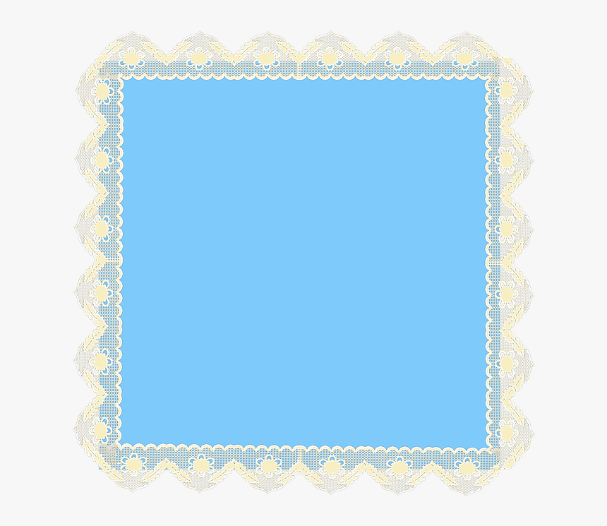 Paper, Lace, Scrapbook, Frame, Side, Element, HD Png Download