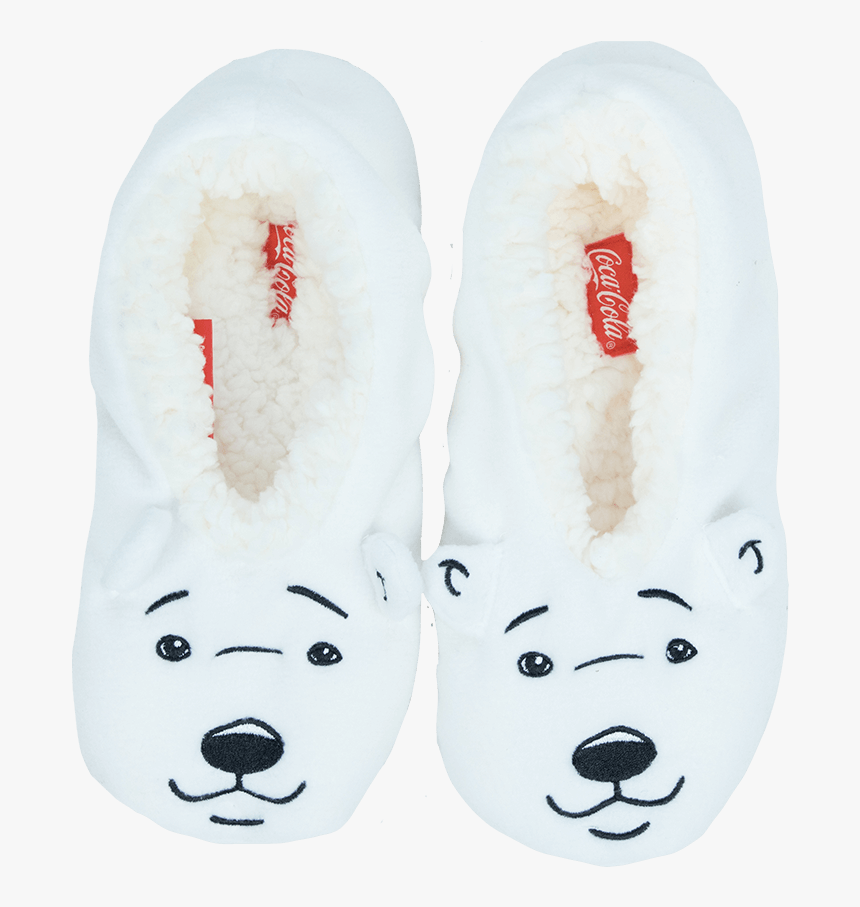 Coca Cola Polar Bear Women S Sleep Socks 
 Title Coca - Slipper, HD Png Download