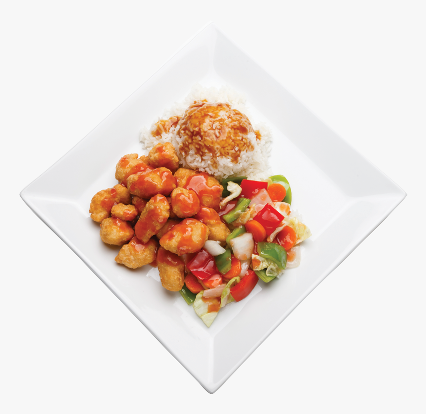 Sweet Sour Chicken 800 - Sweet & Sour Chicken With Rice Menu, HD Png Download