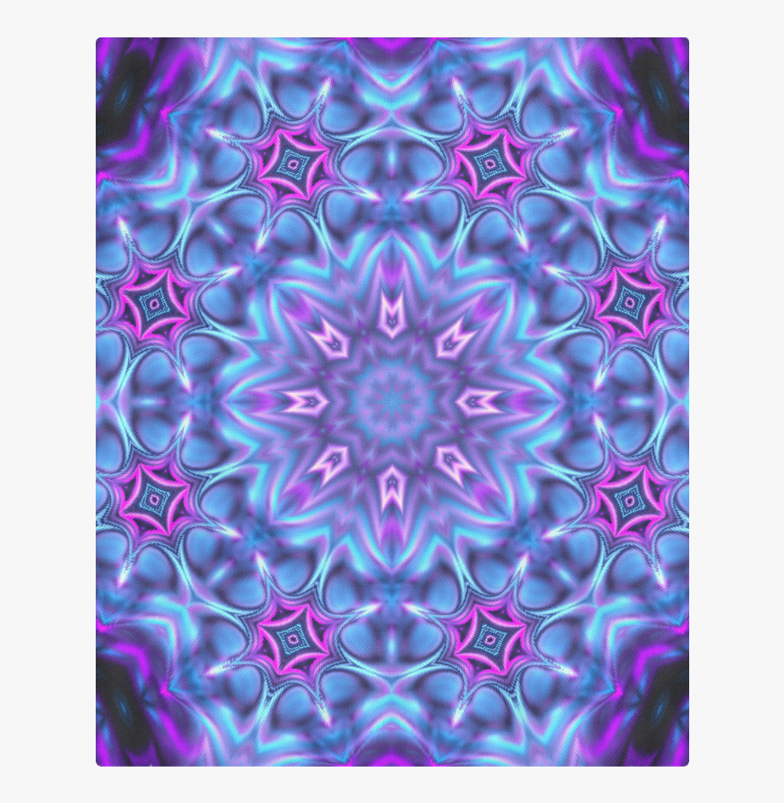 Blue Lace Mandala Duvet Cover 86 X70 - Motif, HD Png Download
