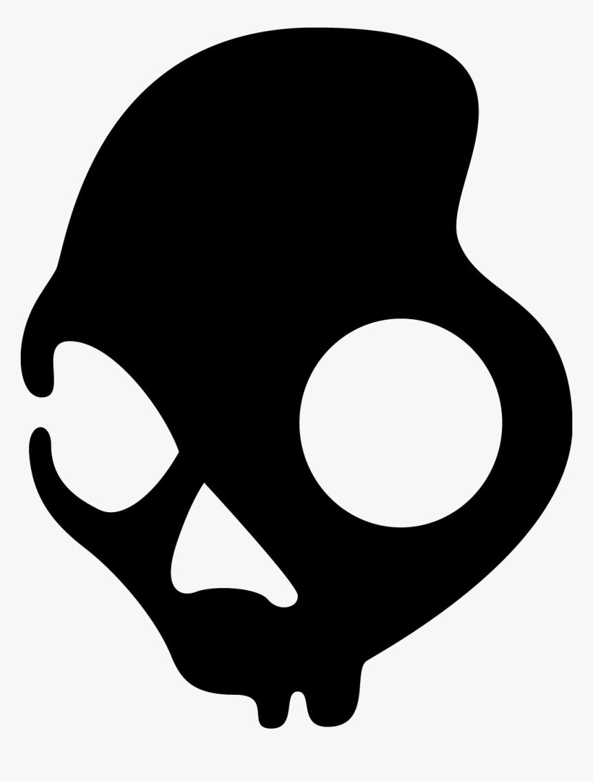 Logo With A Black Skull , Png Download - Skull Candy Logo Png, Transparent Png