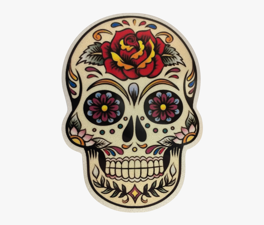 Dia De Los Muertos Skull, HD Png Download