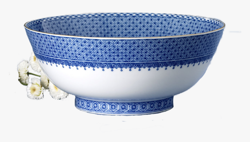 Blue Lace Round Bowl - Bowl, HD Png Download