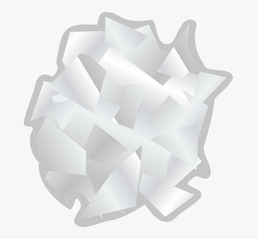 Garbage, Paper, Sheet, Crumbled, Creased, Crumble - Gambar Animasi Sampah Png, Transparent Png