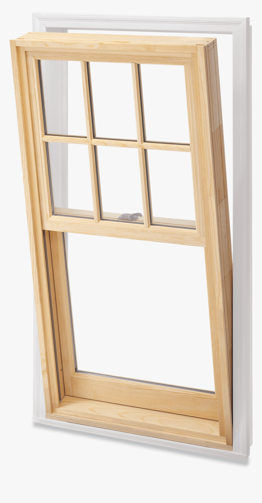 Interior View - Wood Double Hung Windows, HD Png Download