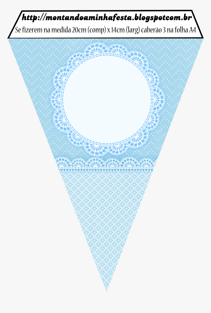 Light Blue Lace, Free Printable Banner, HD Png Download