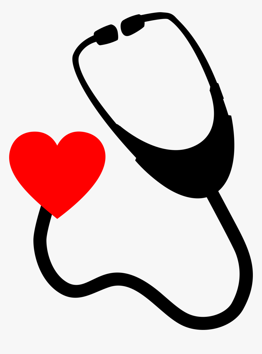 Heart Stethoscope - Clip Art Stethoscope, HD Png Download