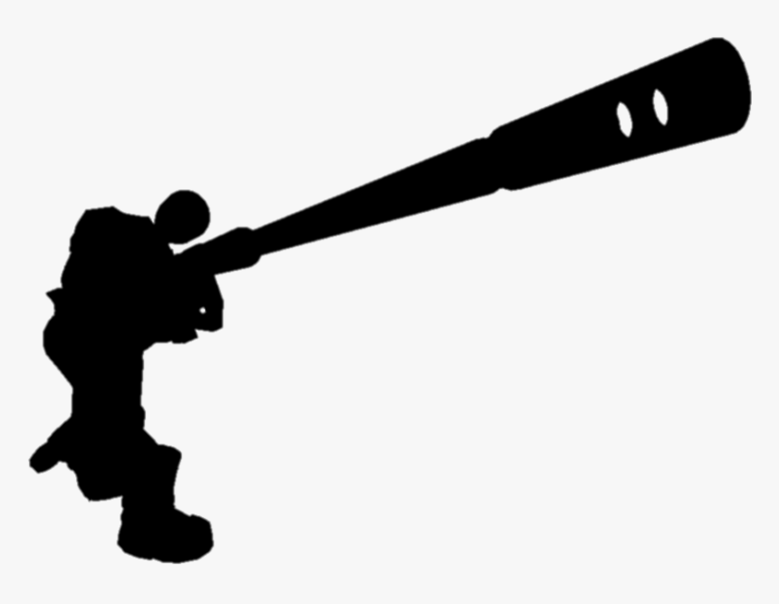Baseball Bats Line Clip Art Angle - Soldier, HD Png Download