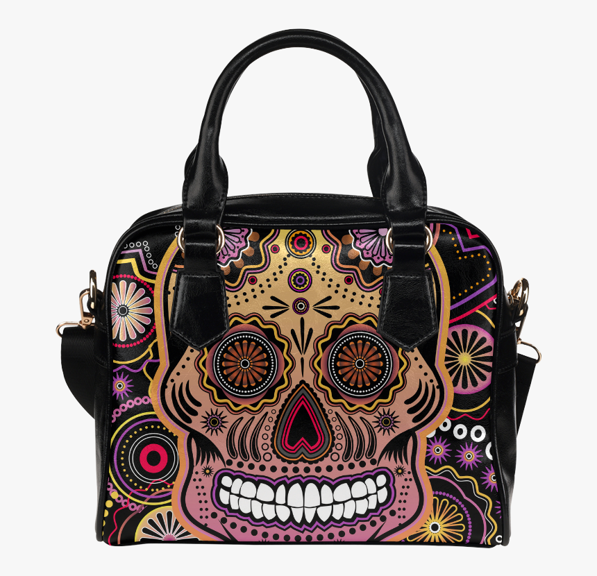 Candy Sugar Skull Shoulder Handbag - Poison Ivy Handbag, HD Png Download