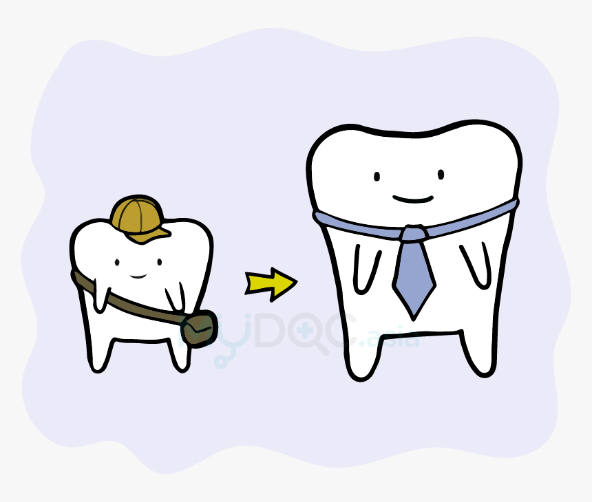Transparent Tooth Clipart Png - Cartoon, Png Download