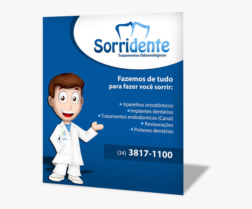 Clip Art Sorridente Tratamentos Odontologicos Para - Banner Dentista, HD Png Download
