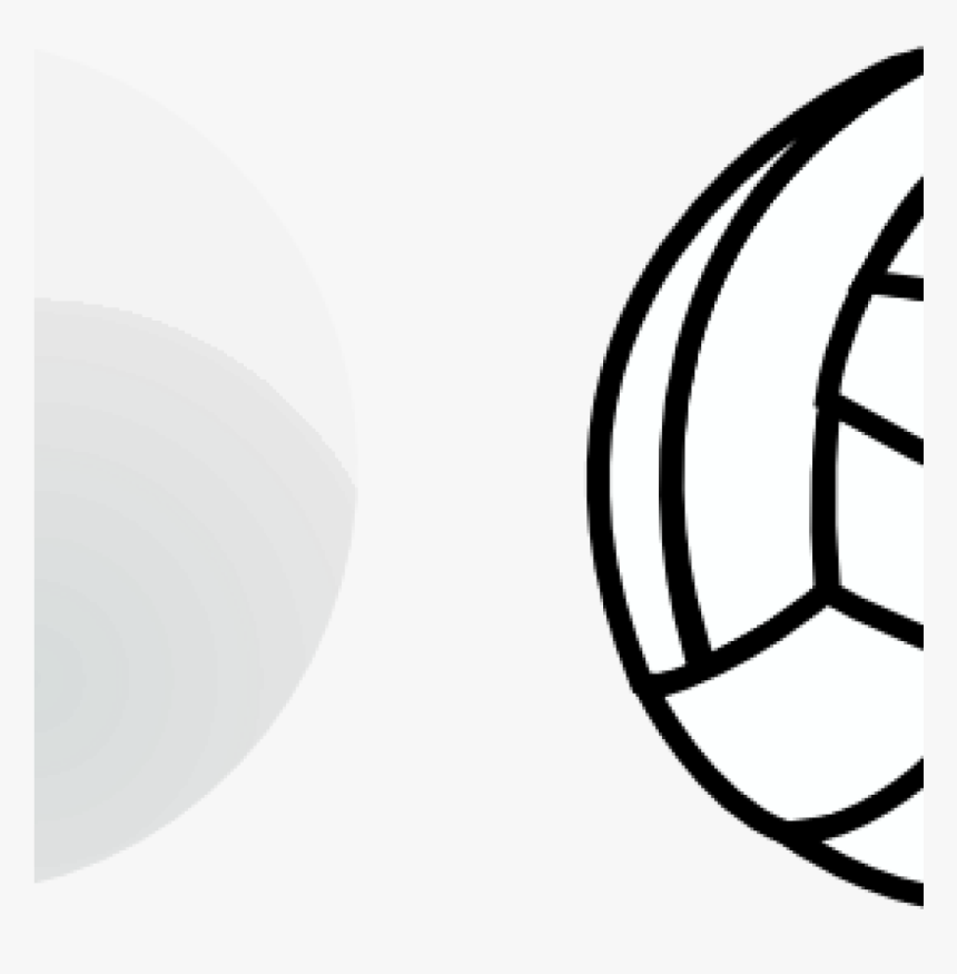 Volleyball Clipart Black And White Volleyball Clip - Transparent Background Volleyball Clipart, HD Png Download