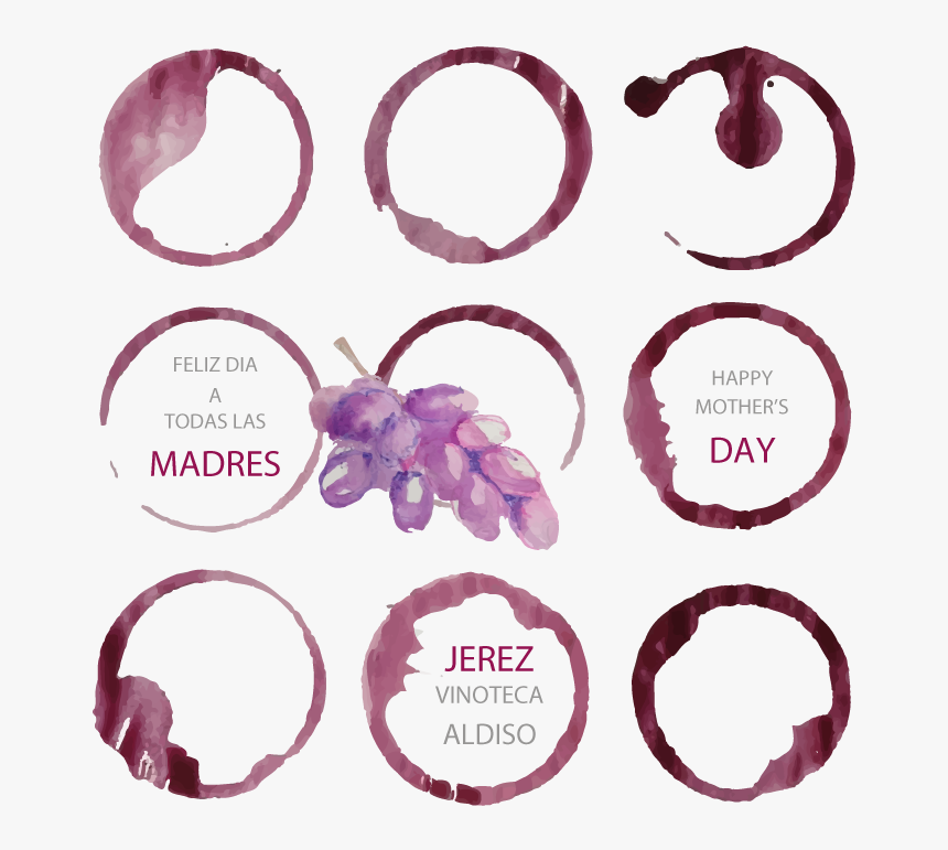 Wine Vector Stain - Mancha De Vino Vector, HD Png Download