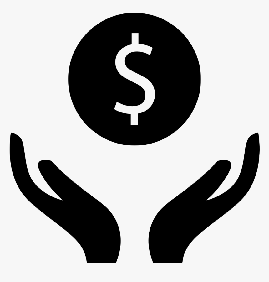 Money Sign Icon Png - Hands With Dollar Sign, Transparent Png