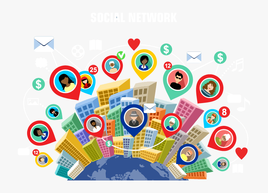 Ilustración Vector De Community Manager De Edificios - Channel For Advocacy For Political Viewpoints, HD Png Download