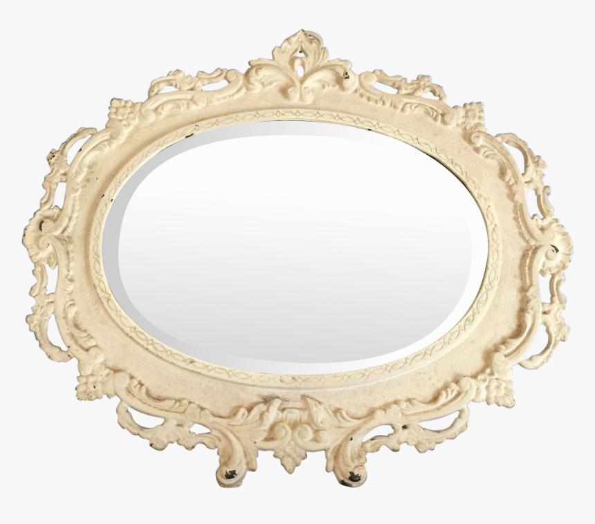 Antique Large Cast Iron Ornate Vanity Mirror - Rowland Insurance, HD Png Download