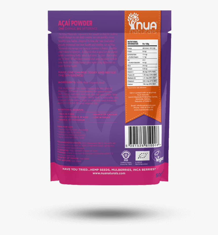 Acai Powder - Label, HD Png Download