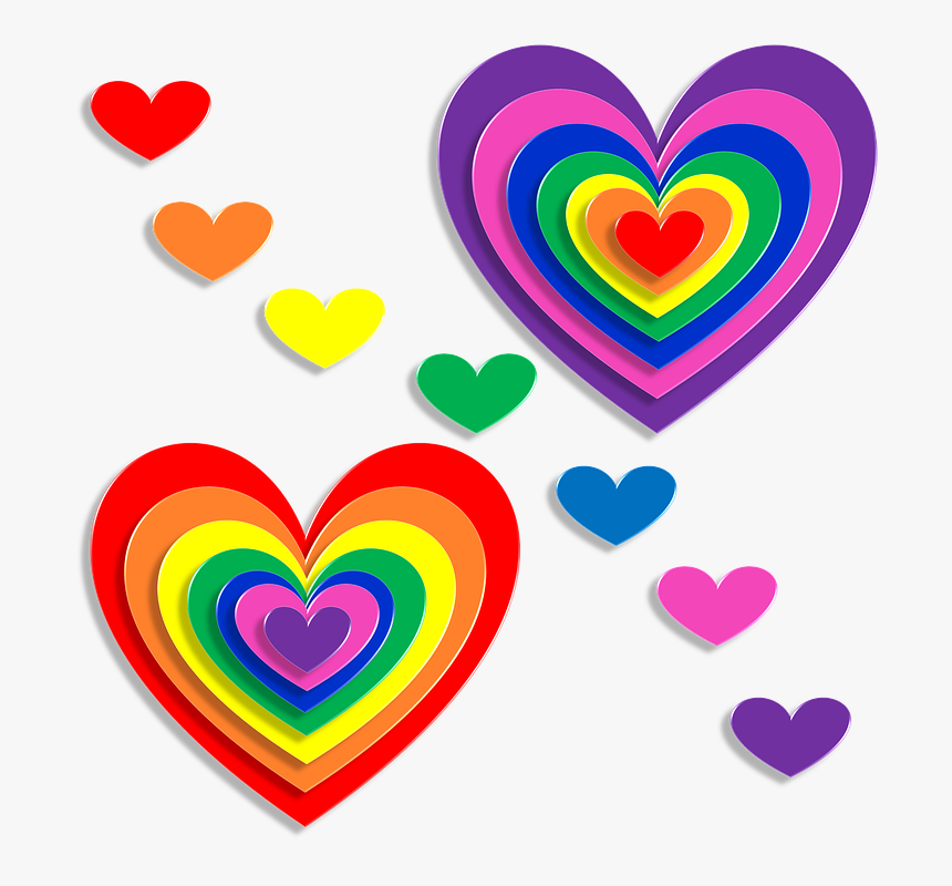 Hearts, Love, 3d, Valentine S Day, February, Romance - Sticker Store Facebook, HD Png Download