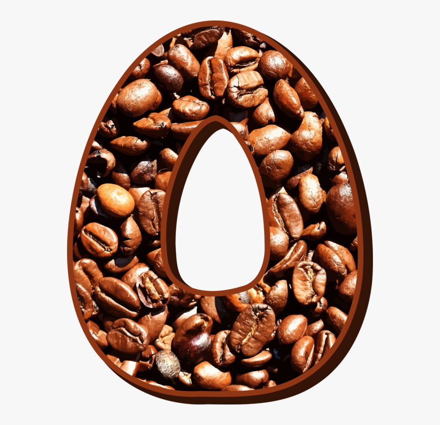 Coffee,commodity,food - Letter O Coffee Bean Png, Transparent Png