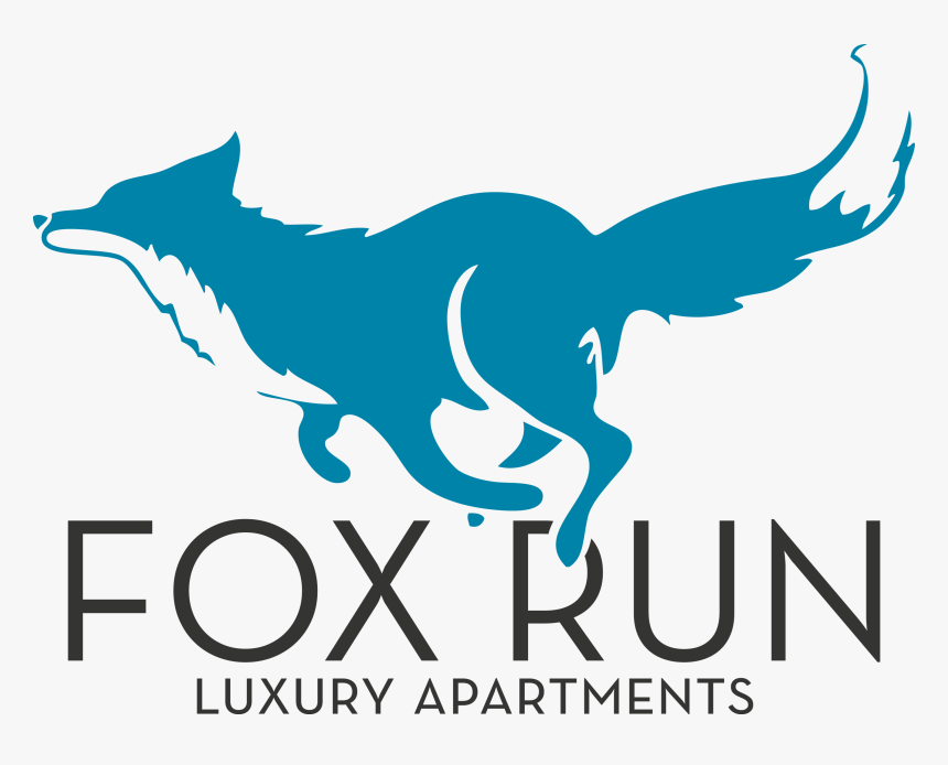 Royalty-free Silhouette Clip Art - Running Fox Cartoon, HD Png Download