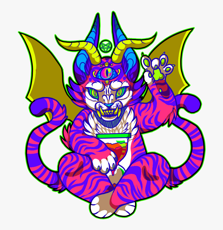 My Eyes More Red Than The Devil Is - Illustration, HD Png Download