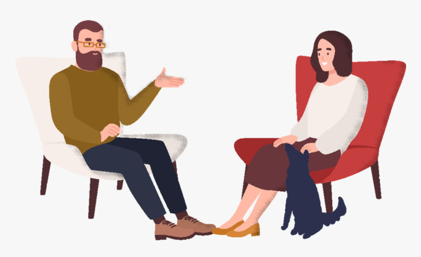 Nonprofs - Psychological Sitting Cartoon, HD Png Download