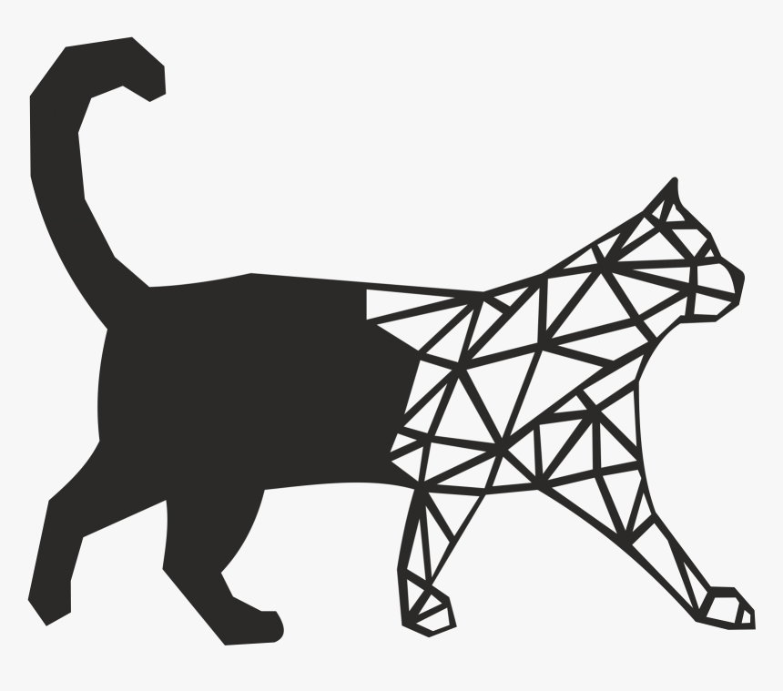 Cat Metal Wall Art Decor Portraits - Dog, HD Png Download