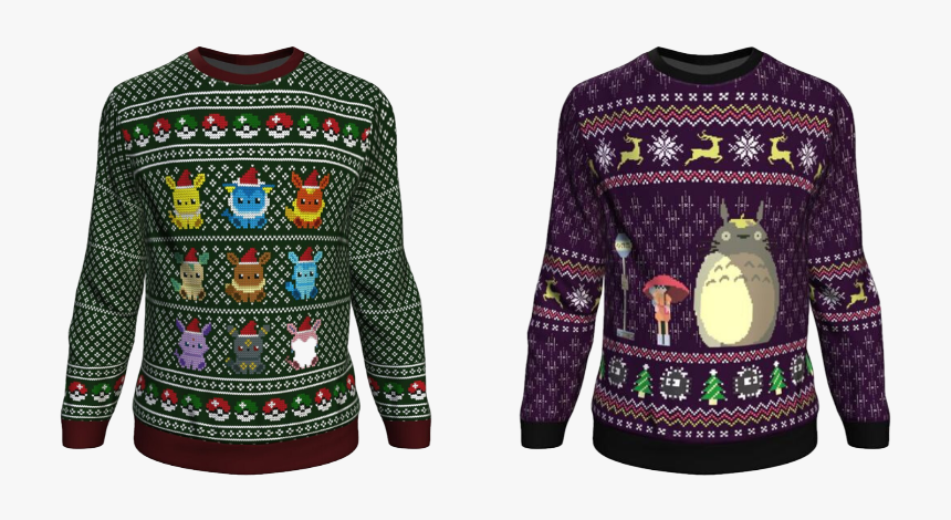 Totoro Christmas Sweater, HD Png Download