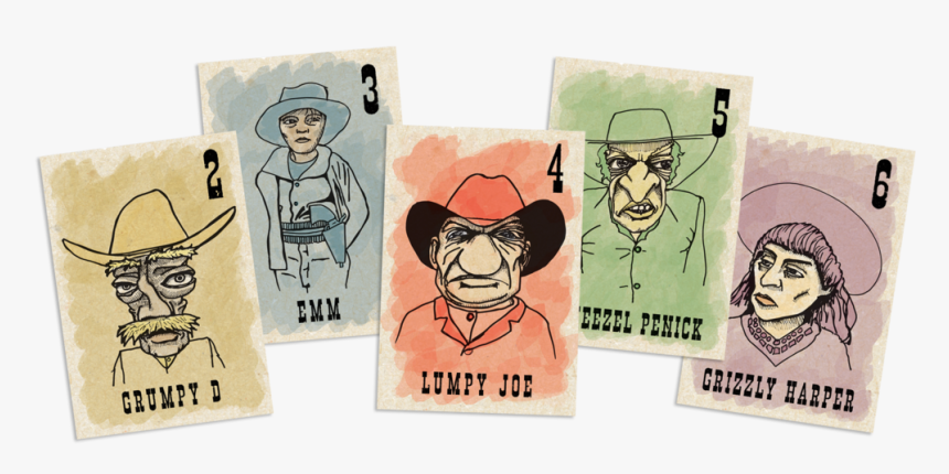 Outlaw Multi Cards - Illustration, HD Png Download