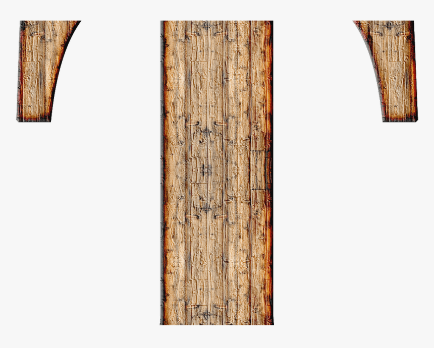 Wooden Capital Letter T Transparent Png Stickpng Wooden - Plank, Png Download
