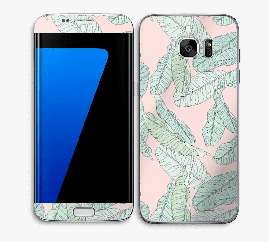 Green Banana Leaves Skin Galaxy S7 Edge - Samsung Galaxy S7 Edge, HD Png Download