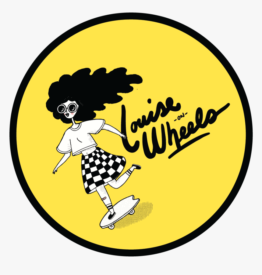 Louise Sticker Black-02, HD Png Download