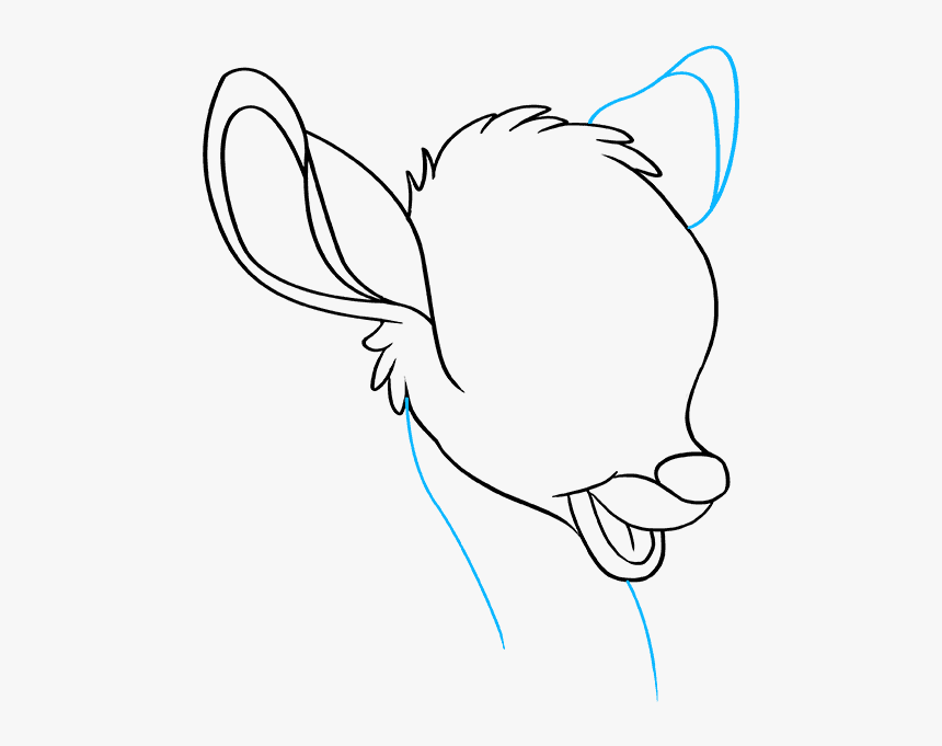 How To Draw Bambi - Bambi Draw, HD Png Download
