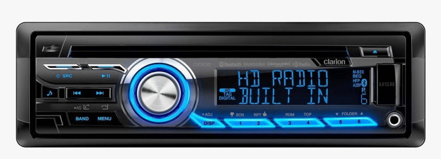Car Radio Png - Clarion Cz505, Transparent Png