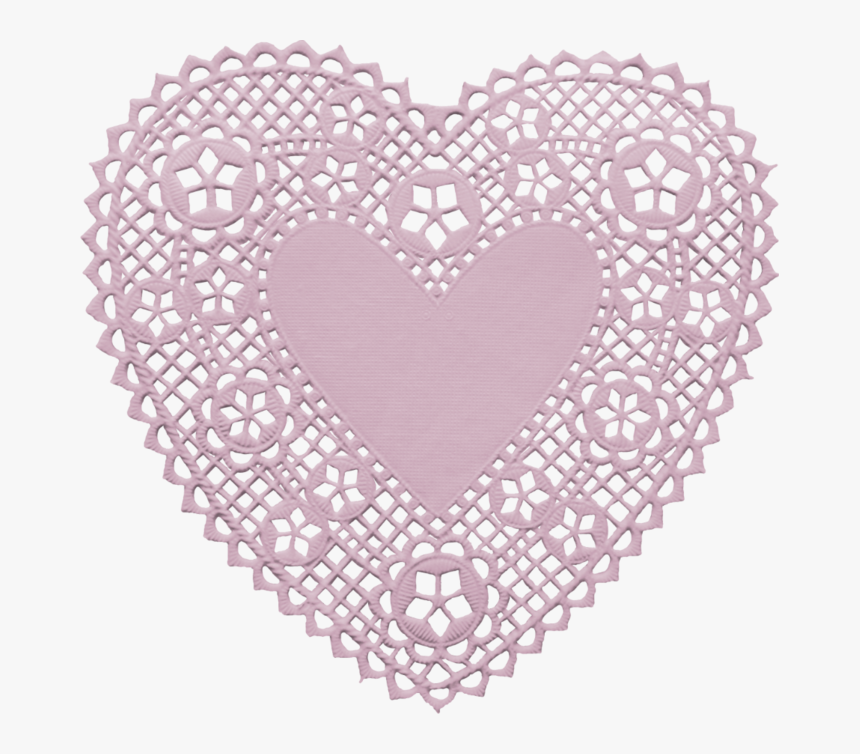 Heart Doily Png - Illustration, Transparent Png , Transparent Png Image