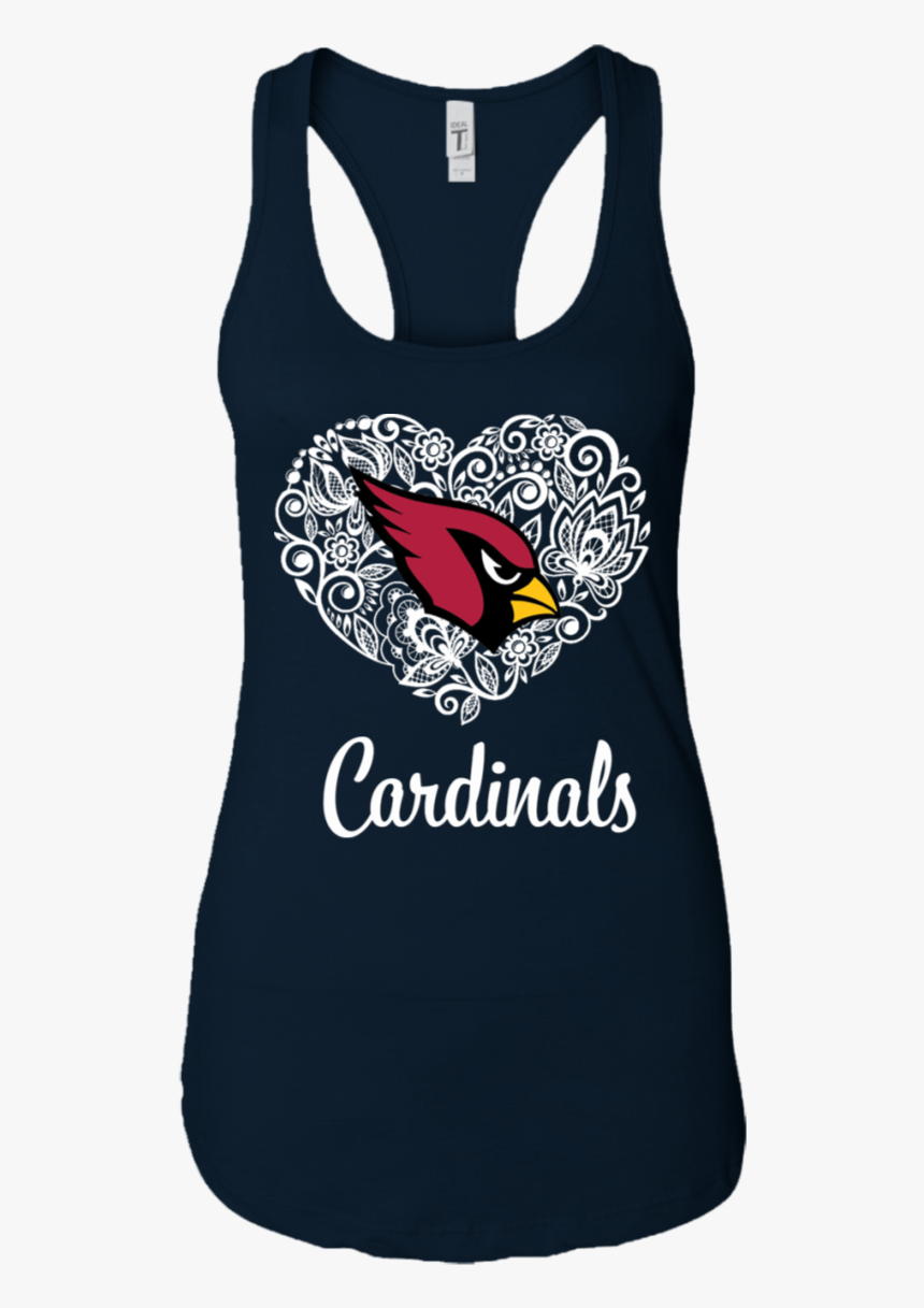 Arizona Cardinals Lace Heart Shirts - Active Tank, HD Png Download