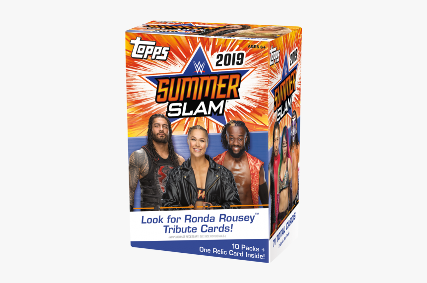 2019 Wwe Summerslam Value Box 
 Src Https - Wwe Summerslam Cards, HD Png Download