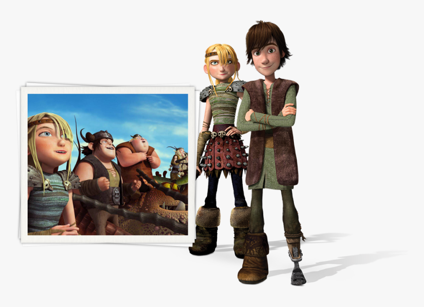 Hiccup And Astrid - Train Your Dragon Characters, HD Png Download