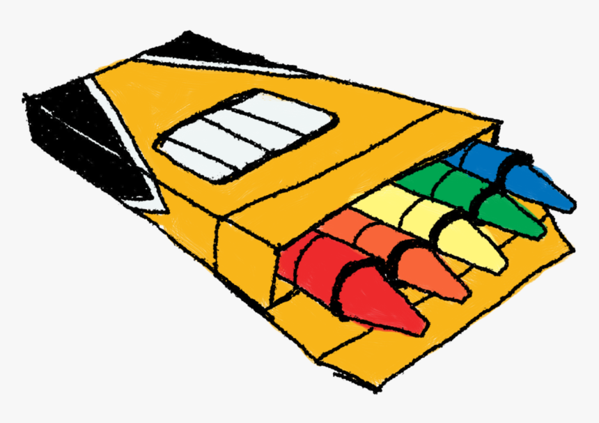 Crayola Markers Clipart - Dibujo De Una Crayola, HD Png Download