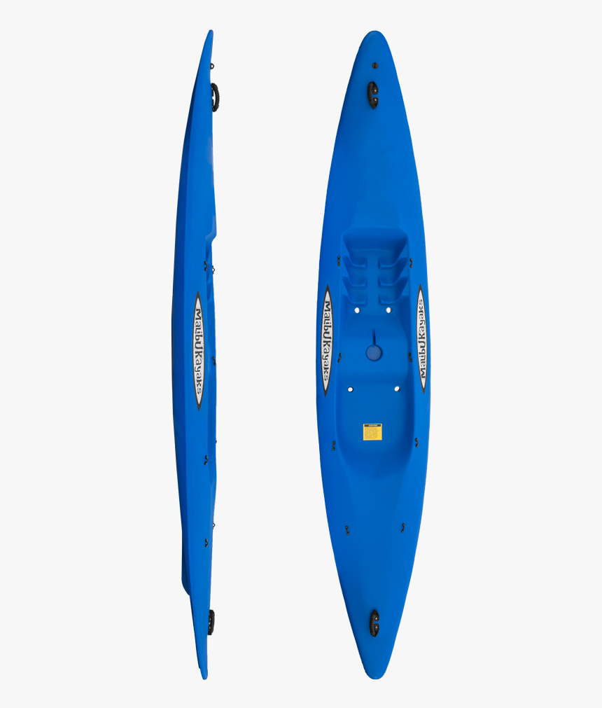 3 4 Blue Recreational Malibu Kayak Vertical - Sea Kayak, HD Png Download